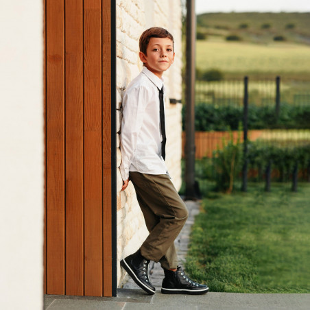 Kinderstiefel 3123 schwarz