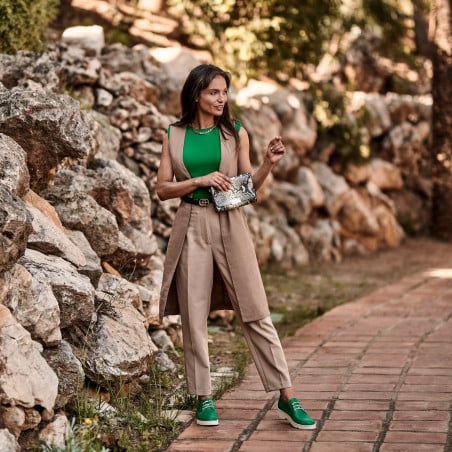 Damen Freizeitschuhe 6051 grün lifestyle