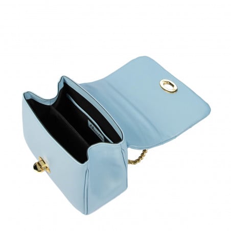 Damentasche Schultertasche 005g hellblau
