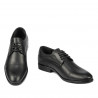 Elegante Herrenschuhe 822-1 schwarz