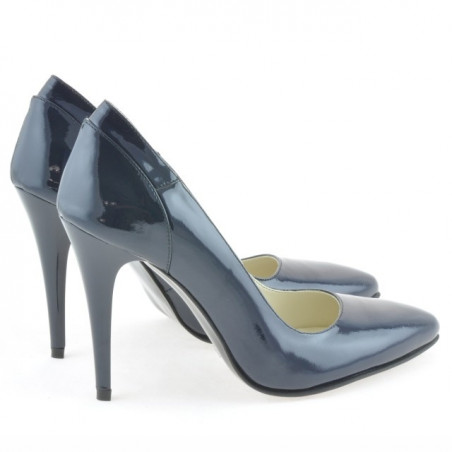 Elegante Damenschuhe 1230 lack indigo