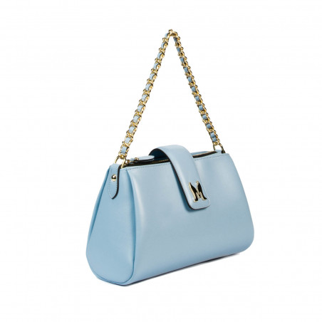 Damentasche Schultertasche 003g hellblau