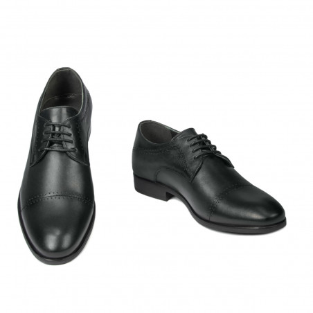 Elegante Herrenschuhe 822-1 in Grau
