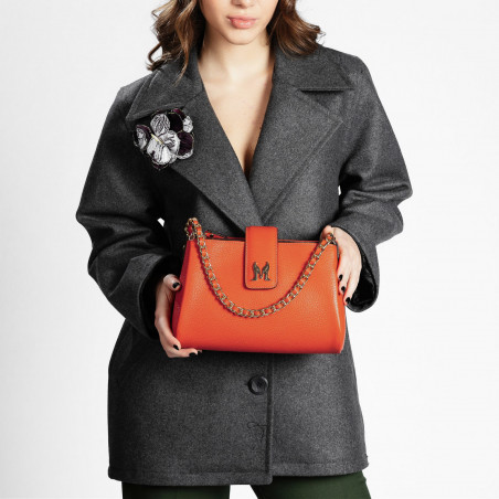 Damentasche Schultertasche 003g orange lifestyle