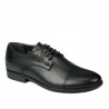 Elegante Herrenschuhe 822-1 in Grau
