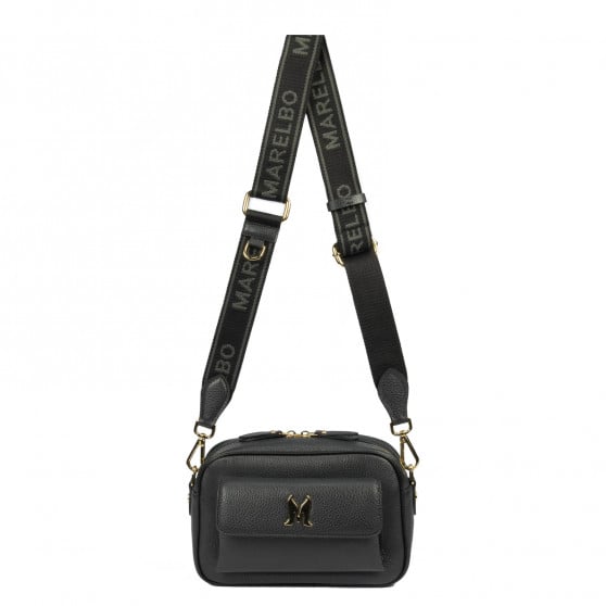 Damenschultertasche 006g schwarz petrol Damenschultertasche 006g schwarz petrol