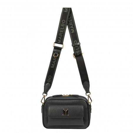 Damenschultertasche 006g schwarz petrol
