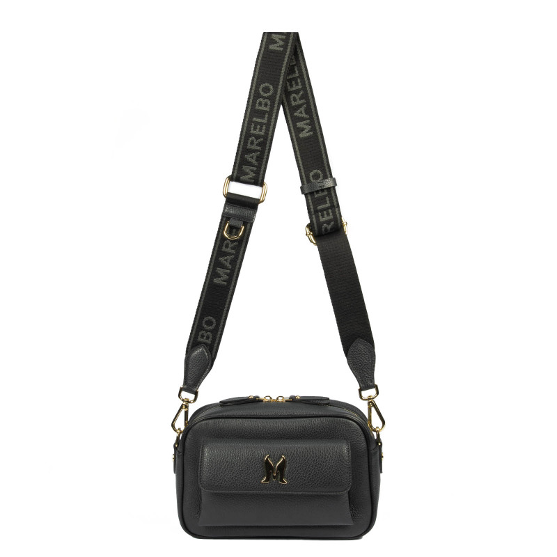 Damenschultertasche 006g schwarz petrol