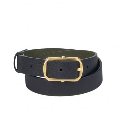 Damen-Gürtel 23m Indigo gepresst