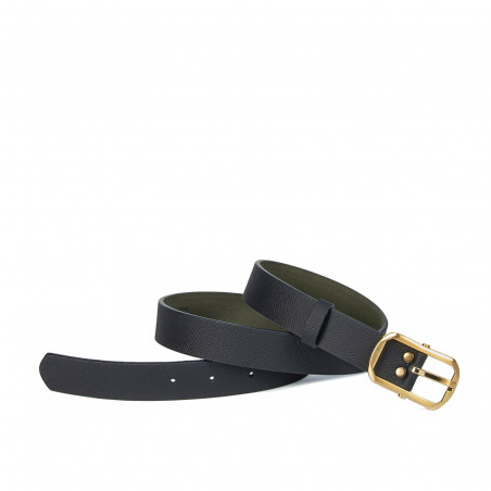 Damen-Gürtel 23m Indigo gepresst