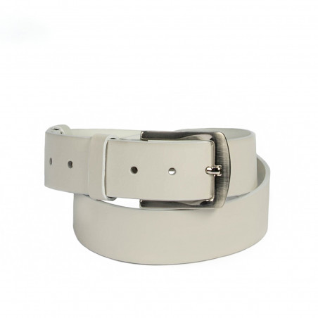 Herren-/Damen-Gürtel 01b weiß