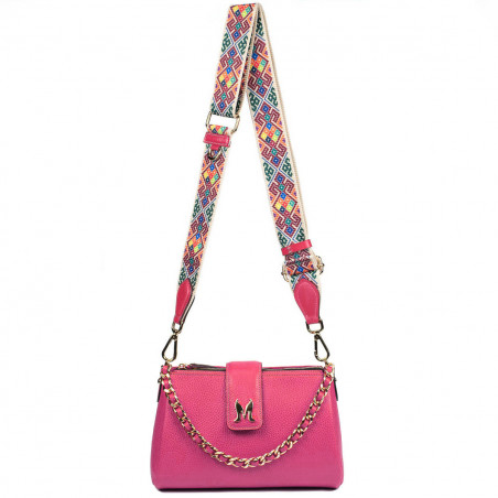 Damentasche zum Umhängen 003g fuchsia