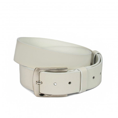 Herren-/Damen-Gürtel 01b weiß