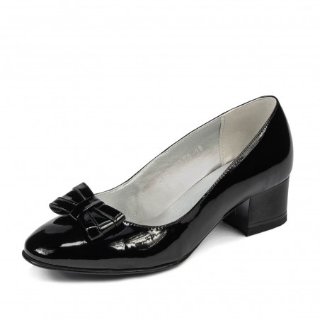 Elegante Damenschuhe 1270 Schwarzlack