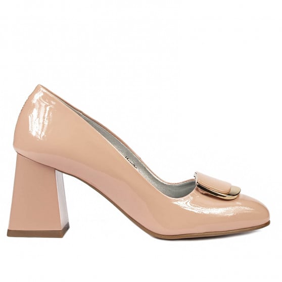 Elegante Damenschuhe 1291 Lack Nude Elegante Damenschuhe 1291 Lack Nude