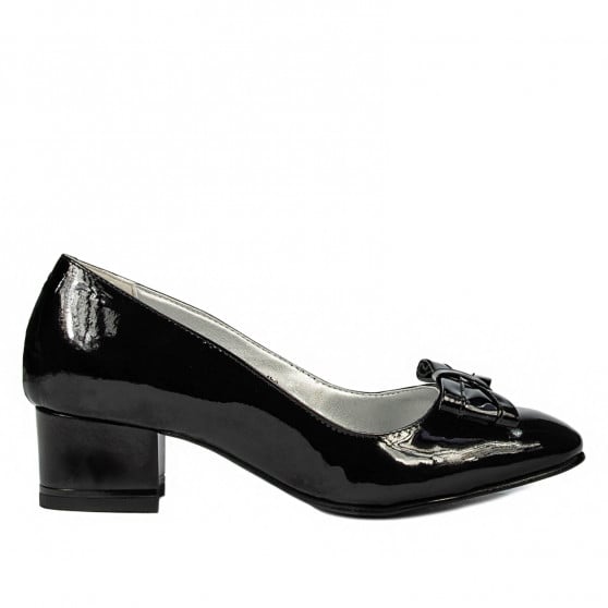 Elegante Damenschuhe 1270 Schwarzlack Elegante Damenschuhe 1270 Schwarzlack