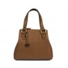 Damentasche Schultertasche 004g cognacbraun