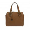 Damentasche Schultertasche 004g cognacbraun