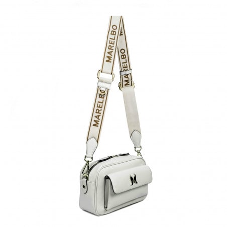 Damenschultertasche 006g grau stahlgrau