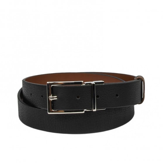 Damen-Gürtel 22m zweifarbig biz schwarz+braun Damen-Gürtel 22m zweifarbig biz schwarz+braun
