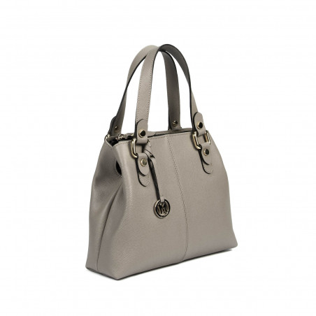 Damentasche Schultertasche 004g Aschgrau