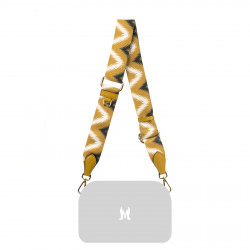 Schultergurt (Riemen) 103g mehrfarbig+senfgelb