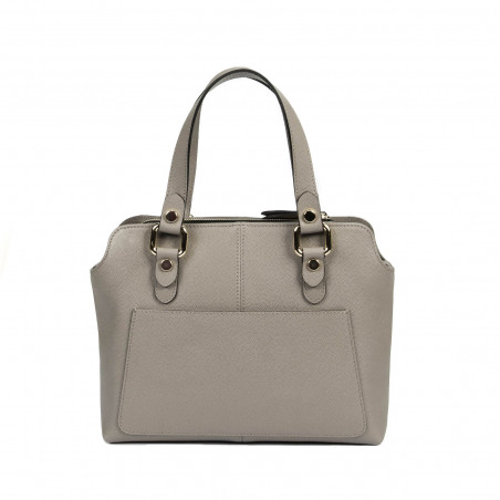 Damentasche Schultertasche 004g Aschgrau