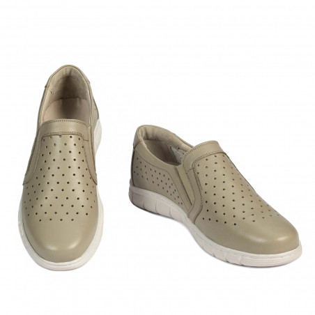 Herrenmokassins 953 beige