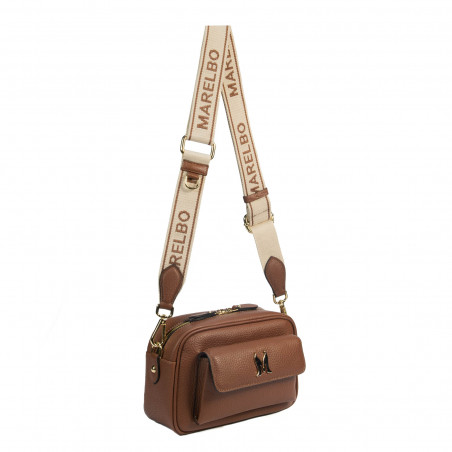Damenhandtasche 006g Cognacbraun