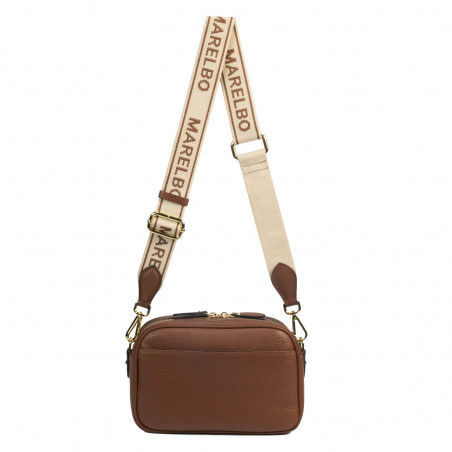 Damenhandtasche 006g Cognacbraun