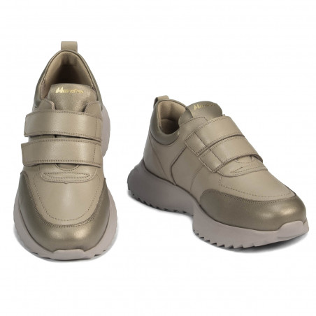 Damen Sportschuhe 6060 beige kombiniert