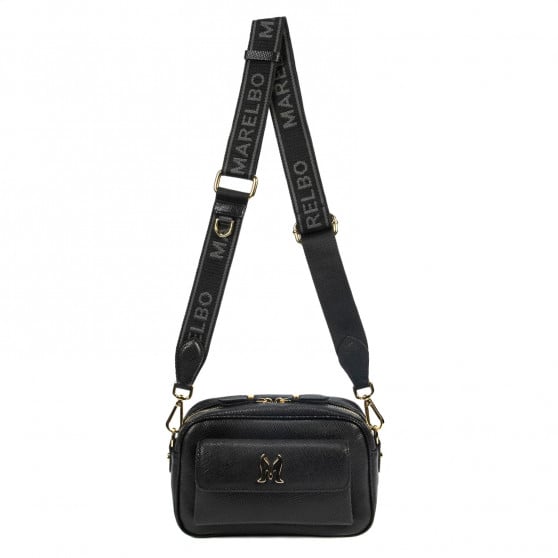 Damentasche Schultertasche 006g Schwarz Saffiano Damentasche Schultertasche 006g Schwarz Saffiano