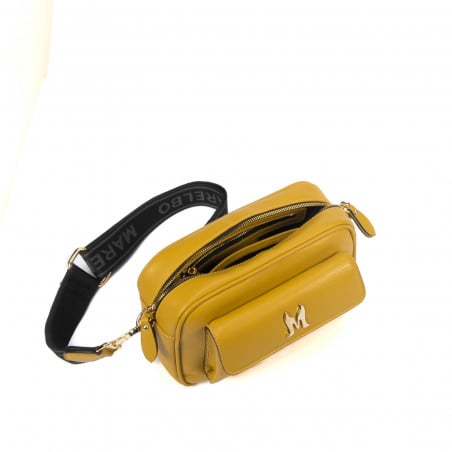 Damentasche Schultertasche 006g Senf