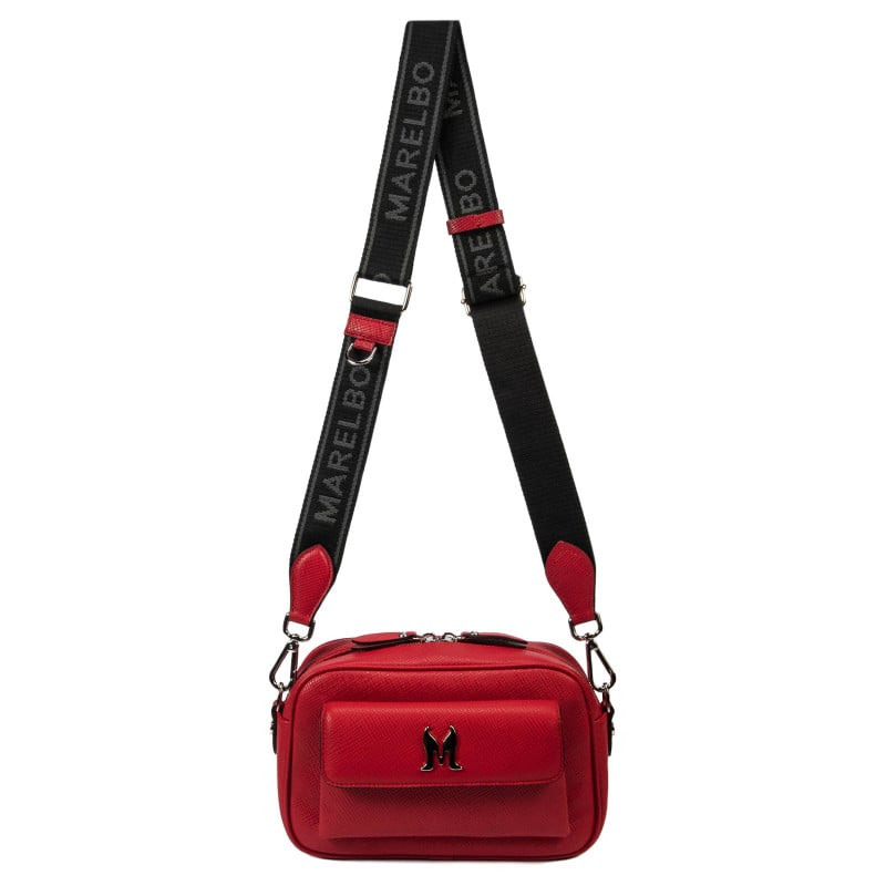 Damentasche Umhängetasche 006g rot Saffiano