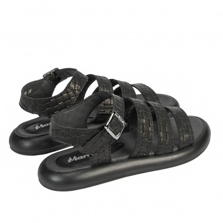 Damensandalen 5089 schwarz