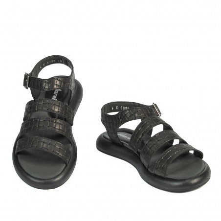 Damensandalen 5089 schwarz