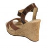 Damen Sandalen 5095 braun kombiniert