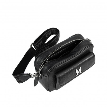 Damentasche Schultertasche 006g 01 schwarz