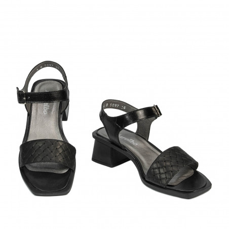 Damensandalen 5097 schwarz
