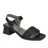 Damensandalen 5097 schwarz