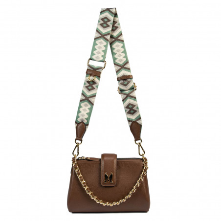 Damentasche Schultertasche 003g braun