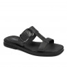 Damensandalen 5091 metallisches Schwarz