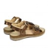 Damensandalen 5090 kupfer kombiniert