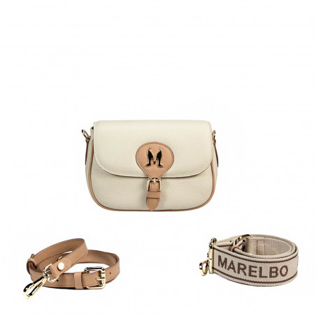 Damentasche zum Umhängen 007g beige Latte