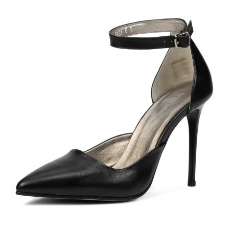 Elegante Damenschuhe 1296 schwarz
