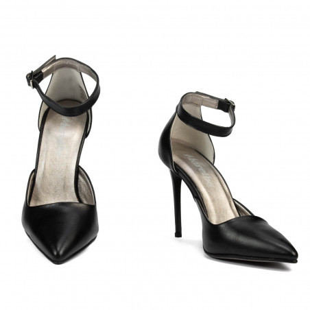 Elegante Damenschuhe 1296 schwarz