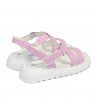 Damensandalen 5092 in kombinierter Rosa