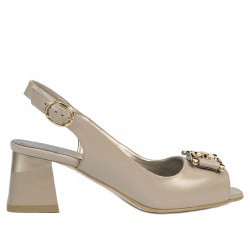 Damensandalen 1297 Cappuccino