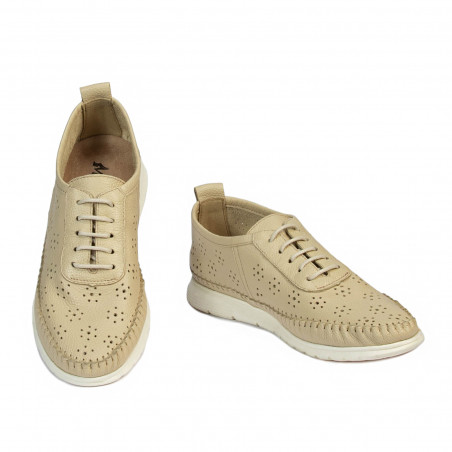 Damenmokassins 6061 beige