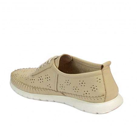 Damenmokassins 6061 beige